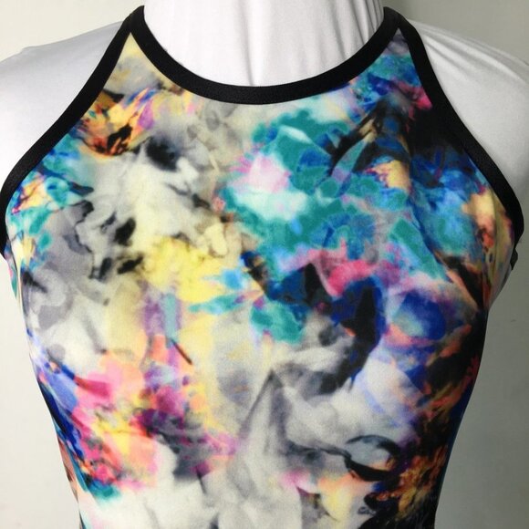 Parker Women's Multicolor Open Flare Mini Dress Size XS - Picture 3 of 16